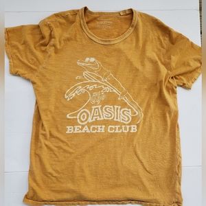 VTG LUCKY BRAND Yellow Beach Shirt!!!